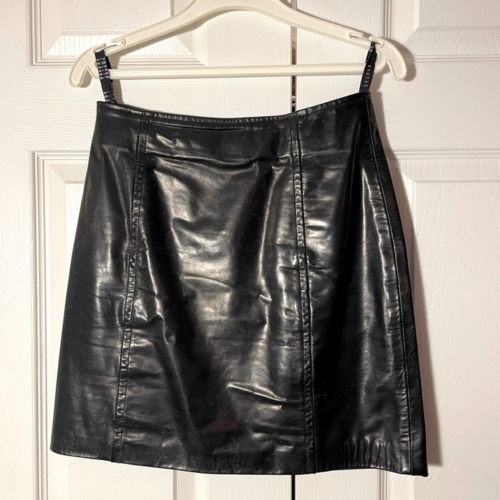 RUDSAK Shiny Black Mini Skirt